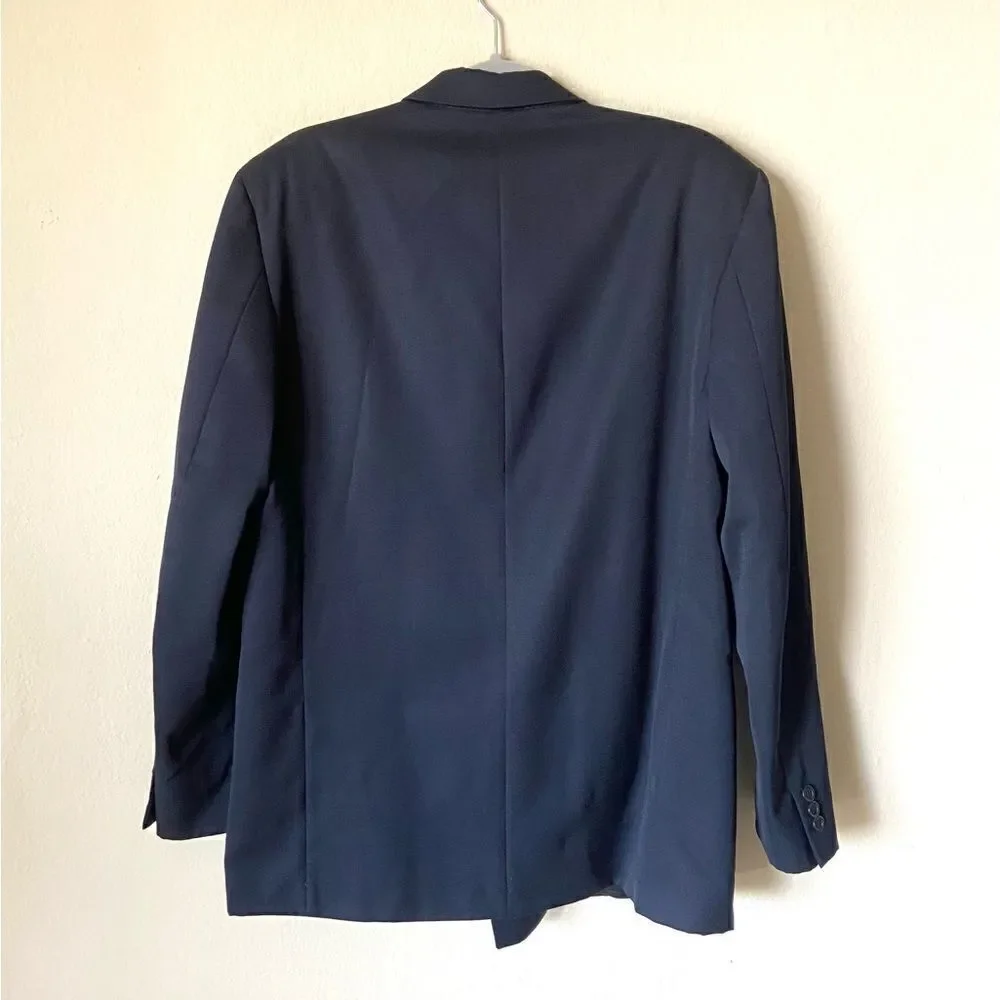 Toscanini Blue Blazer Made in Italy Size 42R